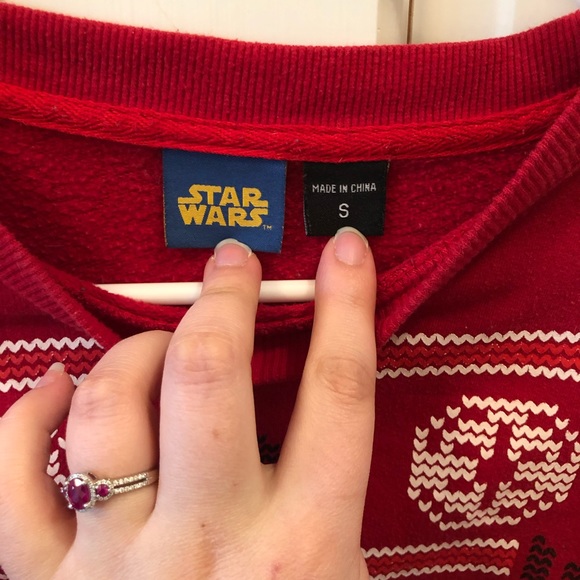 ✨MOVING SALE✨ Red Darth Vader Christmas Sweatshirt - Picture 2 of 2